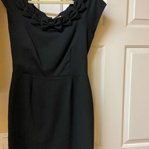 Kate Spade Black Dress with Bows around Collar, Size 6